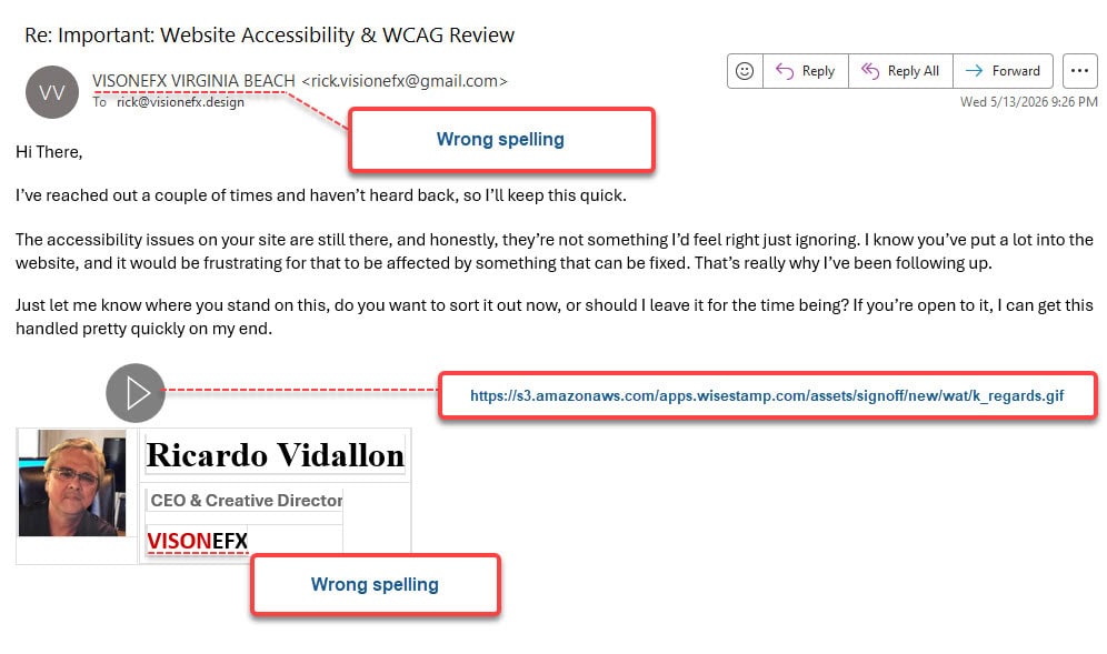 EMAIL IMPERSONATORS
