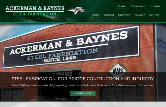 Website Design Metal Fabrication Business, Metal Construction Industry