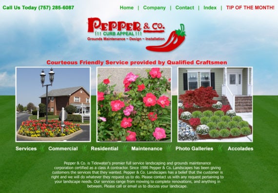 Web Design Landscaping Companies