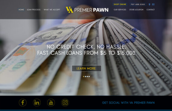 Website Design Pawn Shops