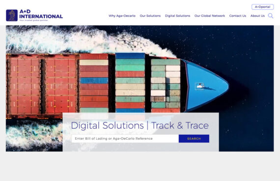 Logistics Company Website Design