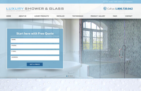 Showers Sales Installation Web Design