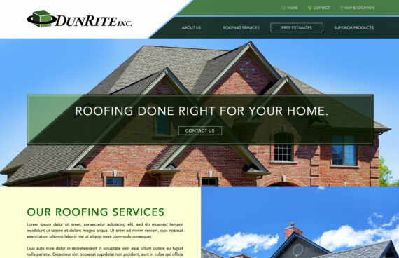 Roofing Company Website Design Chesapeake VA