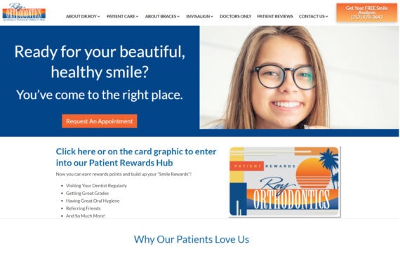 Orthodontics Website Design Virginia Beach. Orthodontics Website Design Chesapeake VA