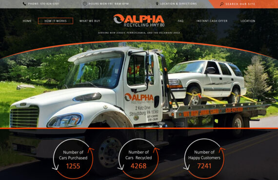 Web Design Auto Recycling Businesses