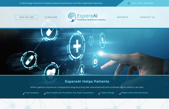 Website Design Technology Business Alexandria VA. Web Design Medical Technology