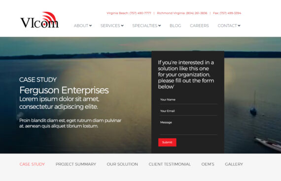 Website Design Case Studies Presentations for Business