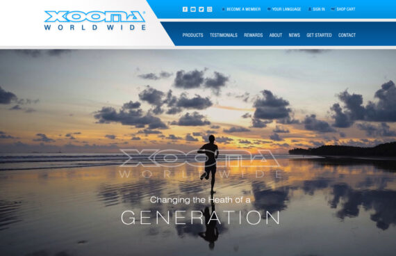 Website Design Wellness Products Marketing