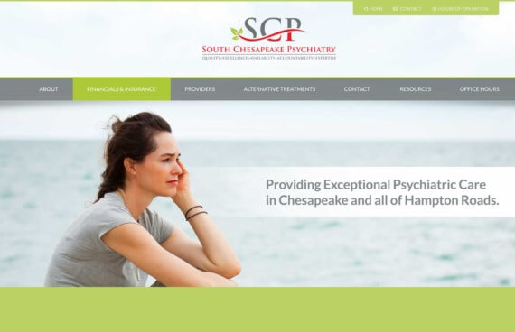 Psychiatry Website Design Chesapeake VA. Psychiatric Website Design