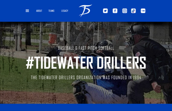 Sports Teams Website Design