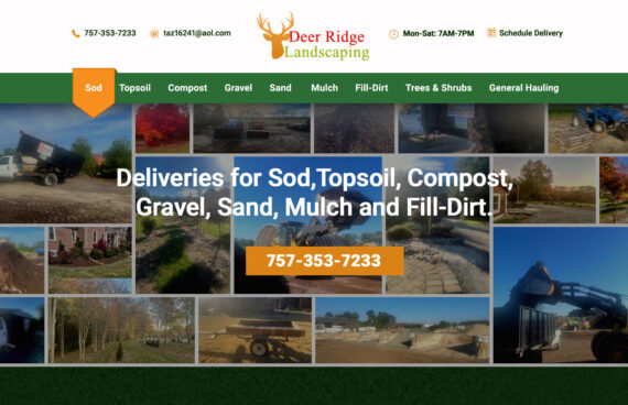 Landscapers Website Design. Landscaping Contractors Web Design.