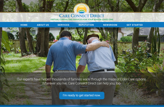 Web Design for Senior Care Consultants, Senior Living Services
