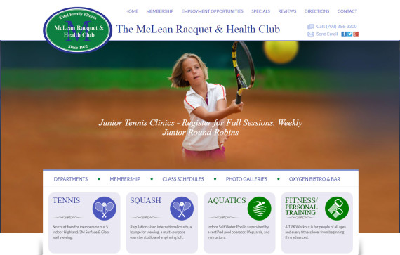 Website Design Health Clubs