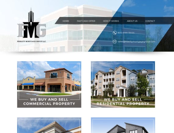 Website Design Commercial Property Listings, Website Design for Property Buyers Sellers