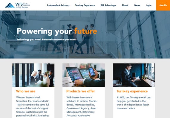 Financial Institution Web Design