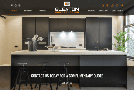 Construction Remodeling Website Design Virginia Beach