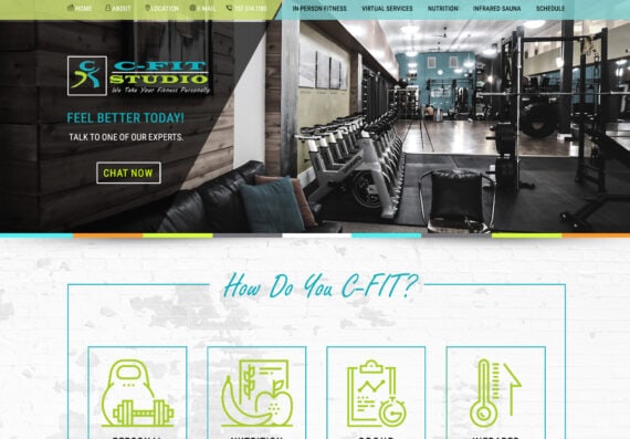 Website Design Fitness Nutrition Counseling