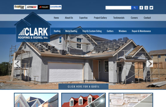 Roofing Company Website Design Hampton Roads