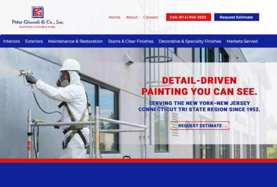 Commercial Paint Company Web Design New York