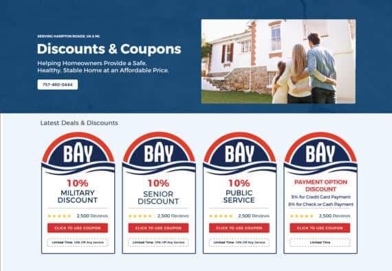 Custom Website Coupons Virginia Beach