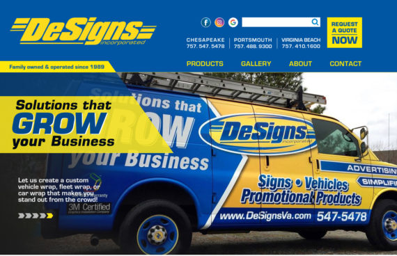 Website Design Sign, Graphic Companies Hampton Roads