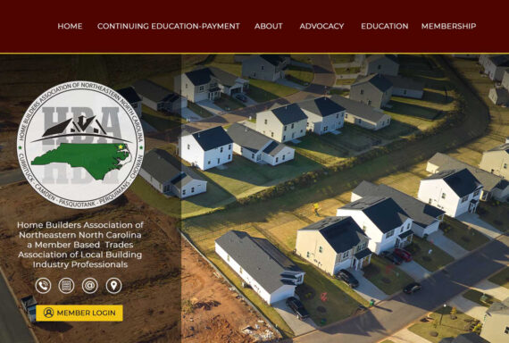 Home Builders Association Website Design