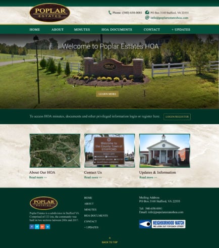 Web Design HOA Associations, Custom HOA Websites