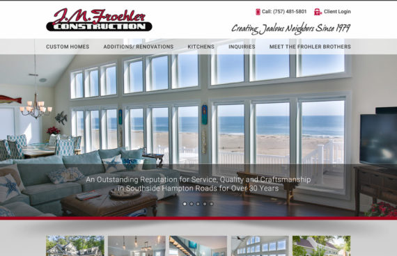 Web Design for Home Builders Hampton Roads VA