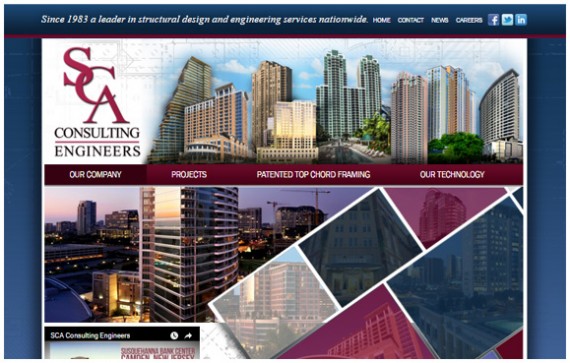 Custom-Responsive- Homepage Animations Website Design Texas
