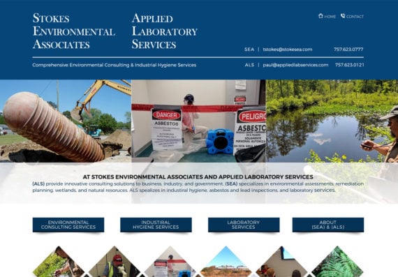 Website Design Environmental Consulting, Professionally Branded Websites