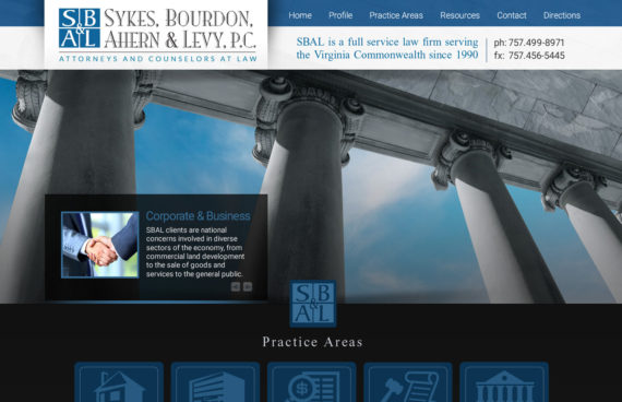 Attorneys, Lawyers Website Design Hampton Roads