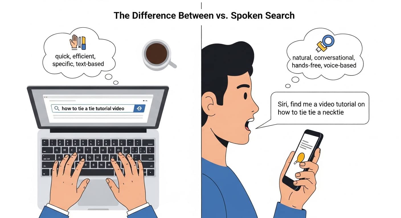 The Differences Between Keyboard Typed and Spoken Search