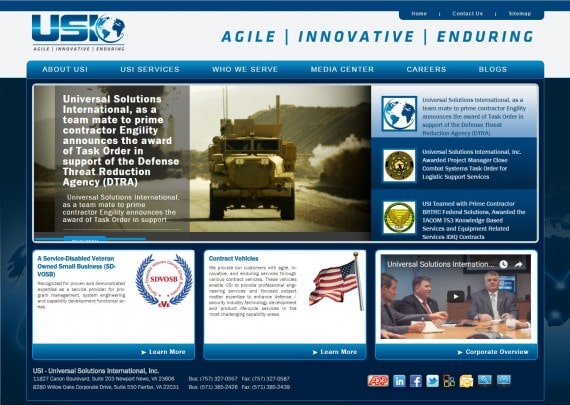 Web Design consulting business servicing GSA, e Seaport contracts.