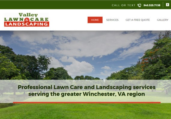 Website Design for Landscaping Businesses Virginia