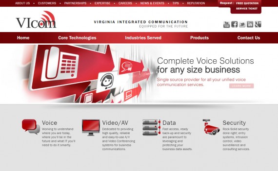 Website Design Audio Video Businesses Virginia Beach VA