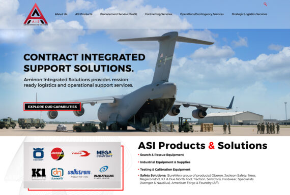 Web Design Logistics Company