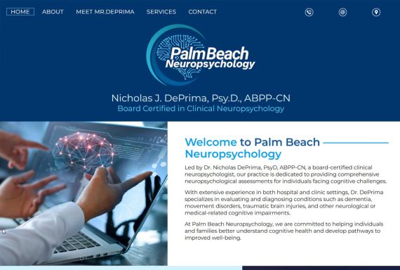 Web design Neuropsychology Practice – Behavioral medicine websites