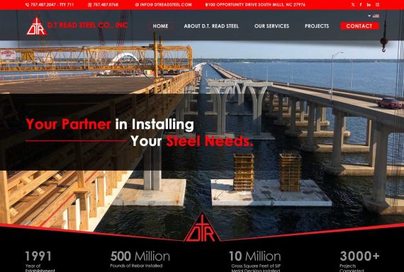 Website Design Construction South Mills NC