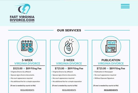 Website Design Divorce Services Online – Web Design Legal Services Virginia