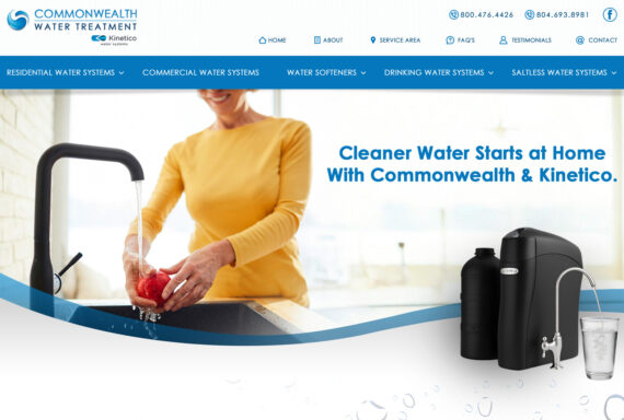Website Design Water Filter Business