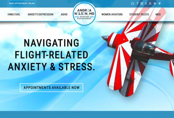 Web Design Aviation Psychiatrists