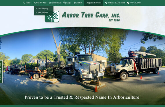 Website Design Tree Arborists. Tree Specialists Web Design.