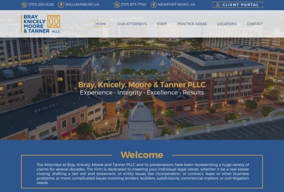 Attorney Law Practice Website Design