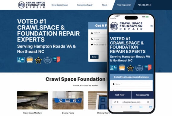 Crawl Space Company Web Design