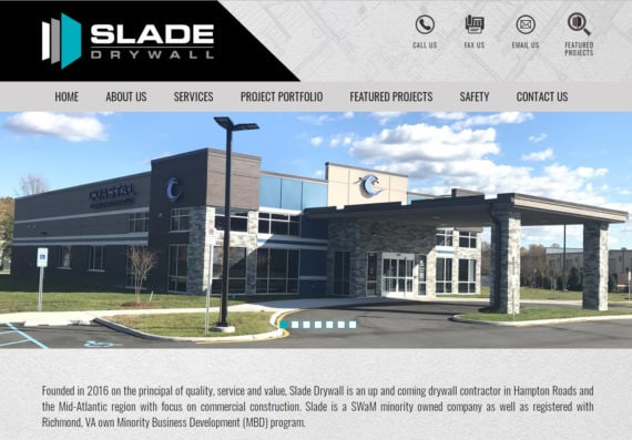 Website Design Commercial Drywall, Website Design for Contractors