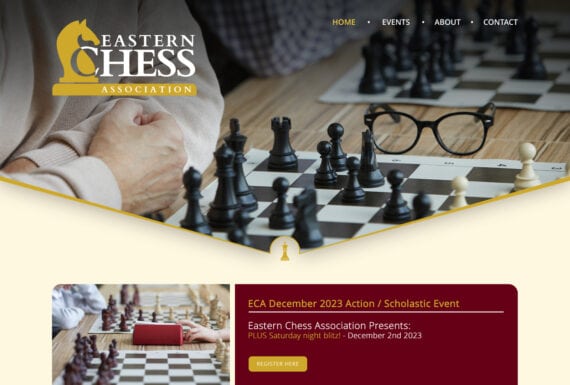 Eastern Chess Association Website Design