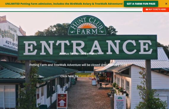 Website design for farms, petting zoos