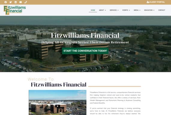 Web design for financial management