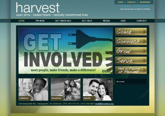Website Design Churches Chesapeake, Web Design for Ministries