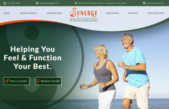 Web Design Hormone Therapy Practice – Website Design hormonal medical men and women.